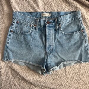 Madewell Women's Blue Denim Shorts